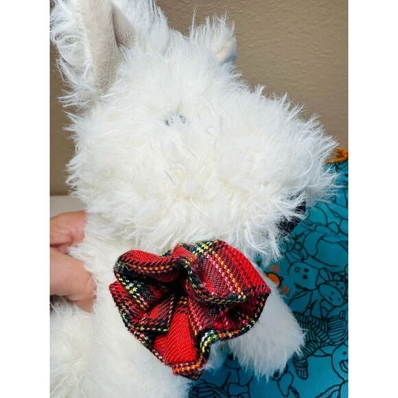 NWT AUTHENTIC Jellycat Munro Scottie Dog w/ ‘Love You’ Rose Plush Stuffed Animal - Picture 9 of 16